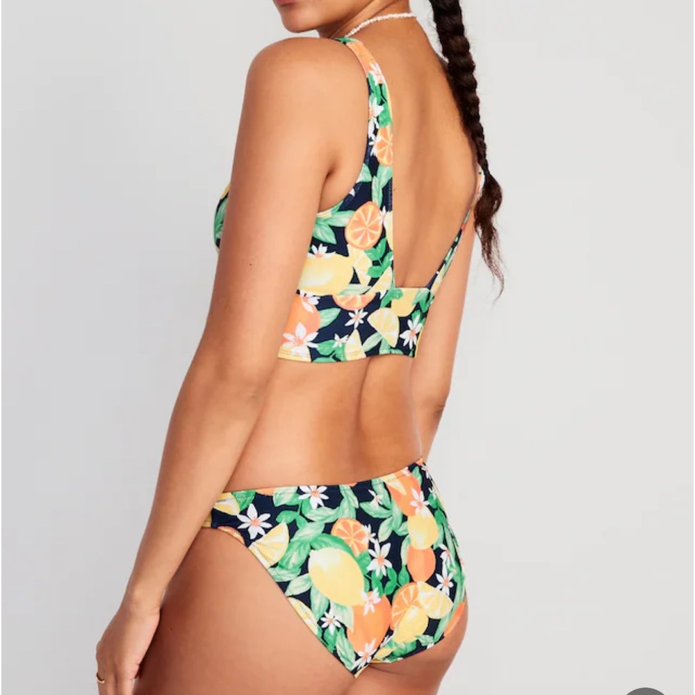 Old Navy Women’s Low-Rise Classic Floral Bikini Swim Bottoms Plus Size 2X